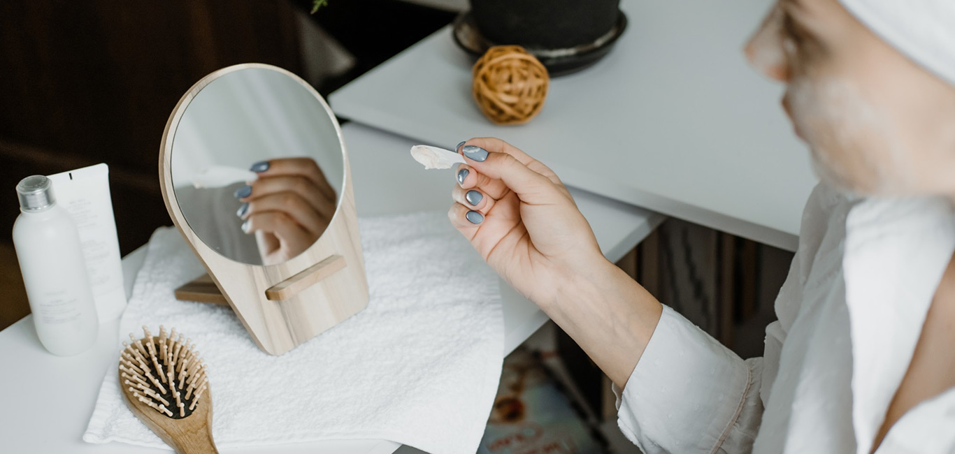skincare routine aanbrengen