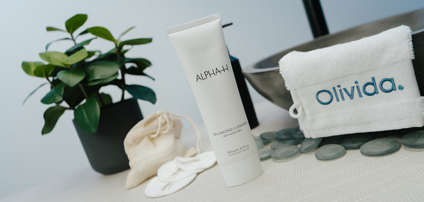 skincare routine cleanser