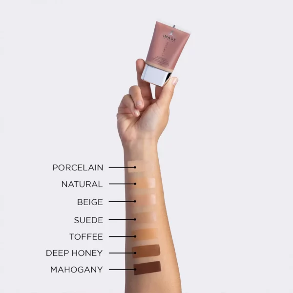 Image-Skincare - I-Beauty- I CONCEAL - flawless foundation Suede - All swatches
